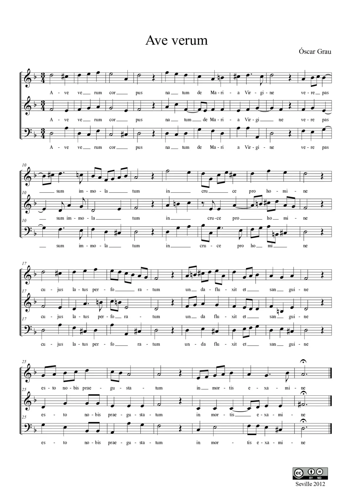 Ave verum - Page 1