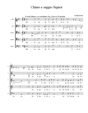 Chiaro e saggio Signor