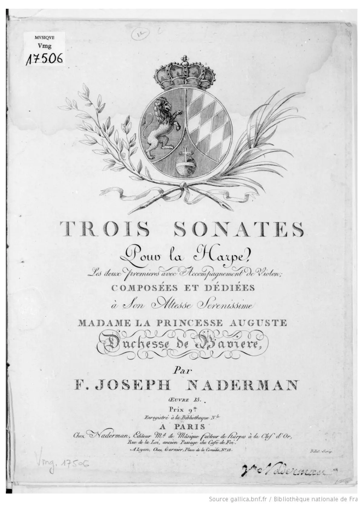 3 Harp Sonatas - Page 1