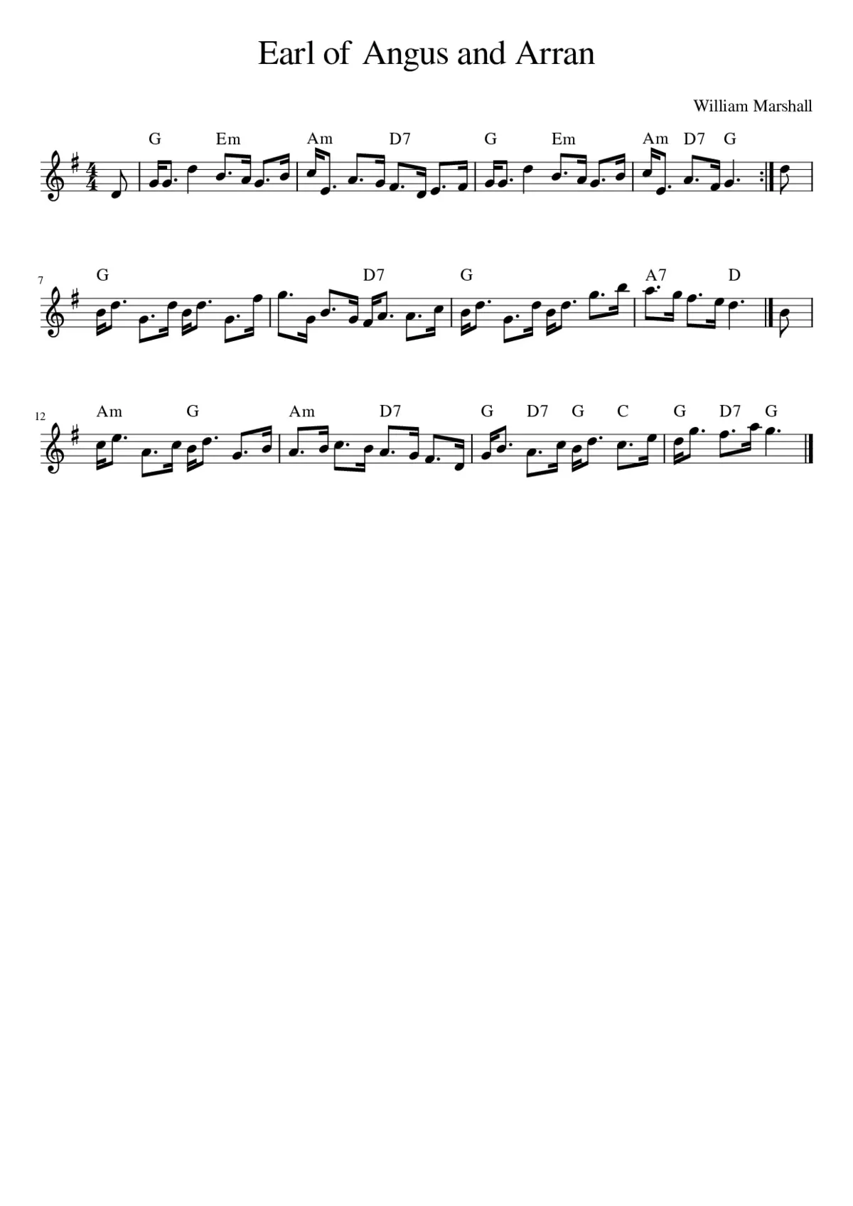 the Earl of Angus and Arran - Page 1