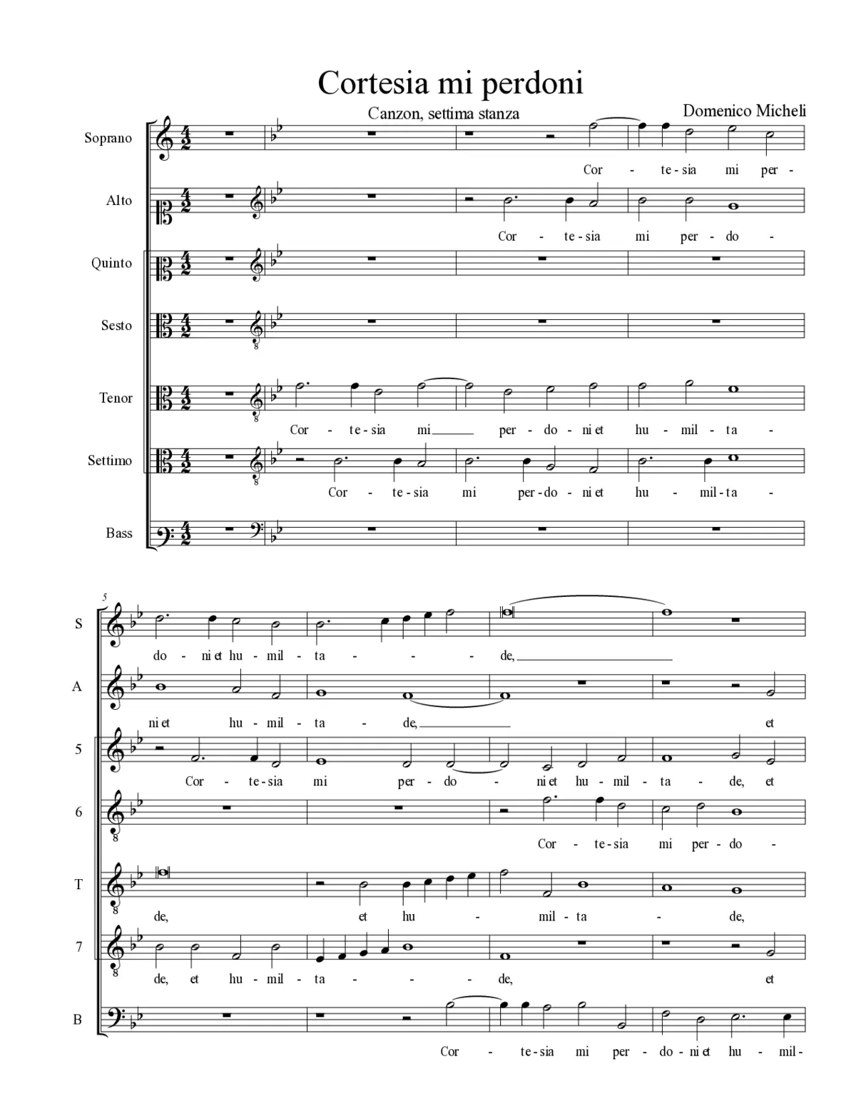 Cortesia mi perdoni - Page 1