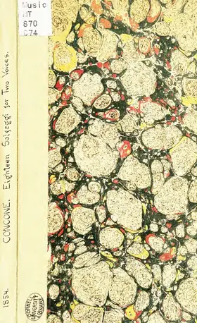 18 Solfeggi for two voices, easy and progressive