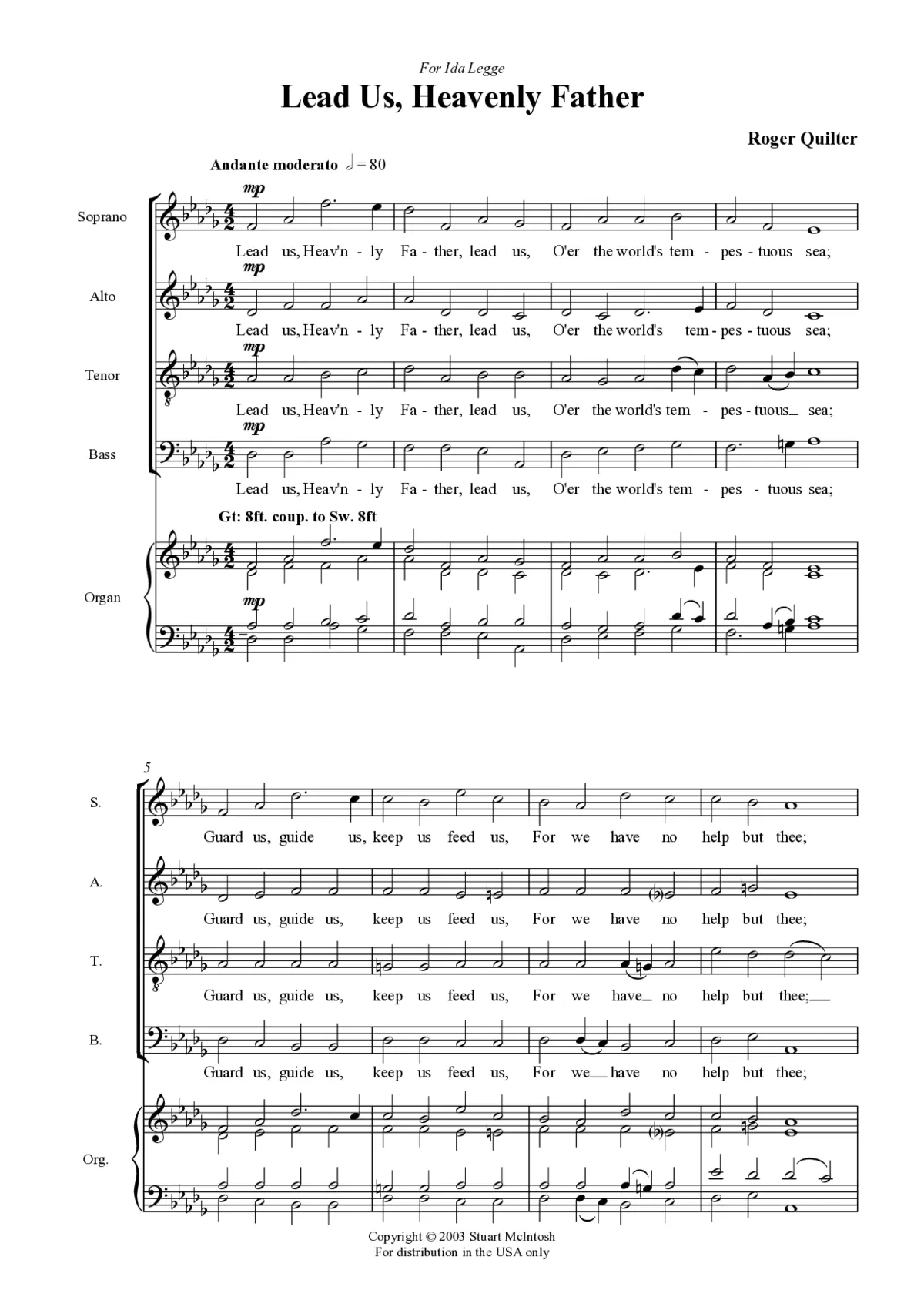 Lead us, heavenly Father - Page 1