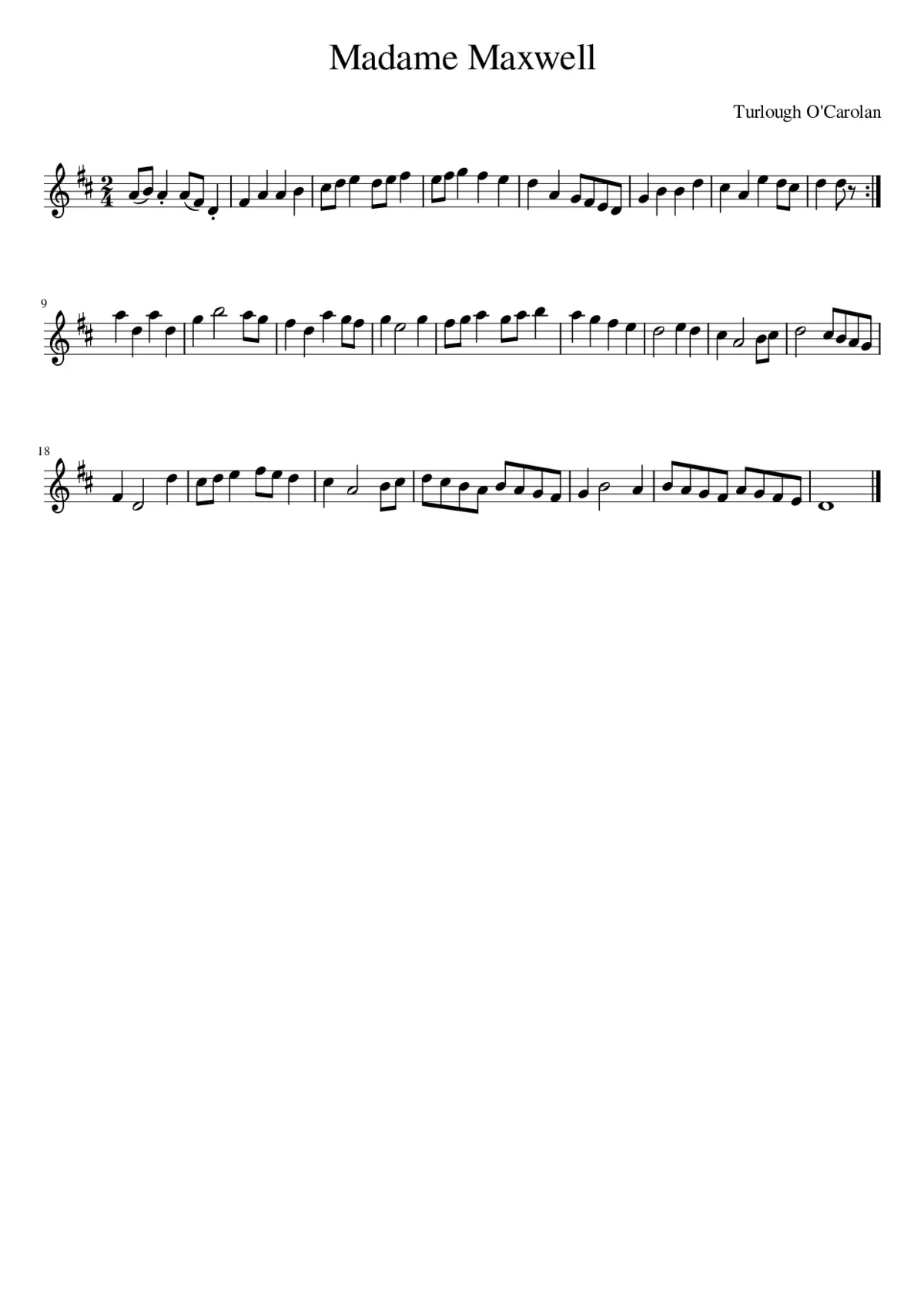 Madame Maxwell - Page 1