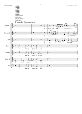 E non fu il pianto suo