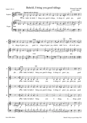 Behold, I bring you good tidings