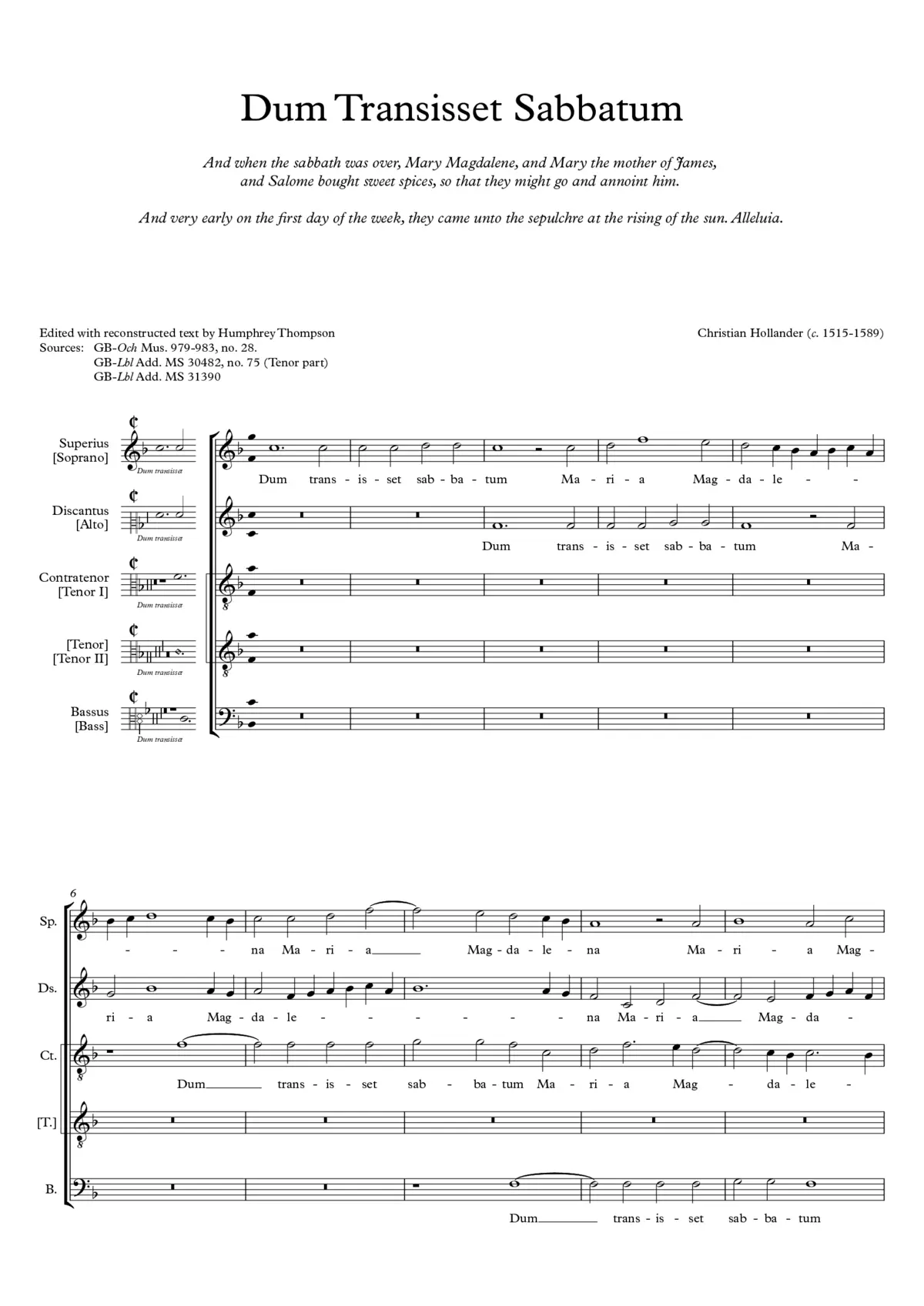 Dum transisset - Page 1