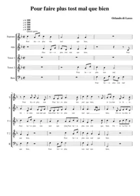 Pour faire plus tost mal que bien