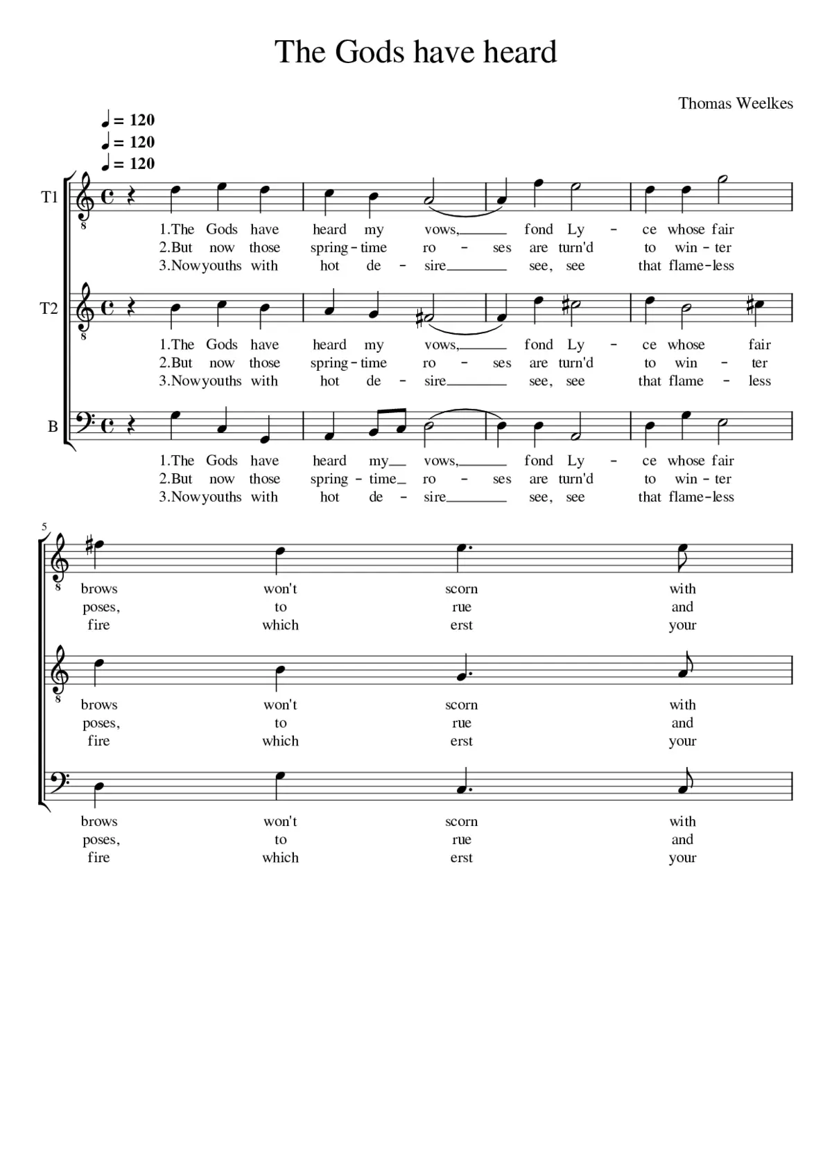 The gods have heard my vows - Page 1