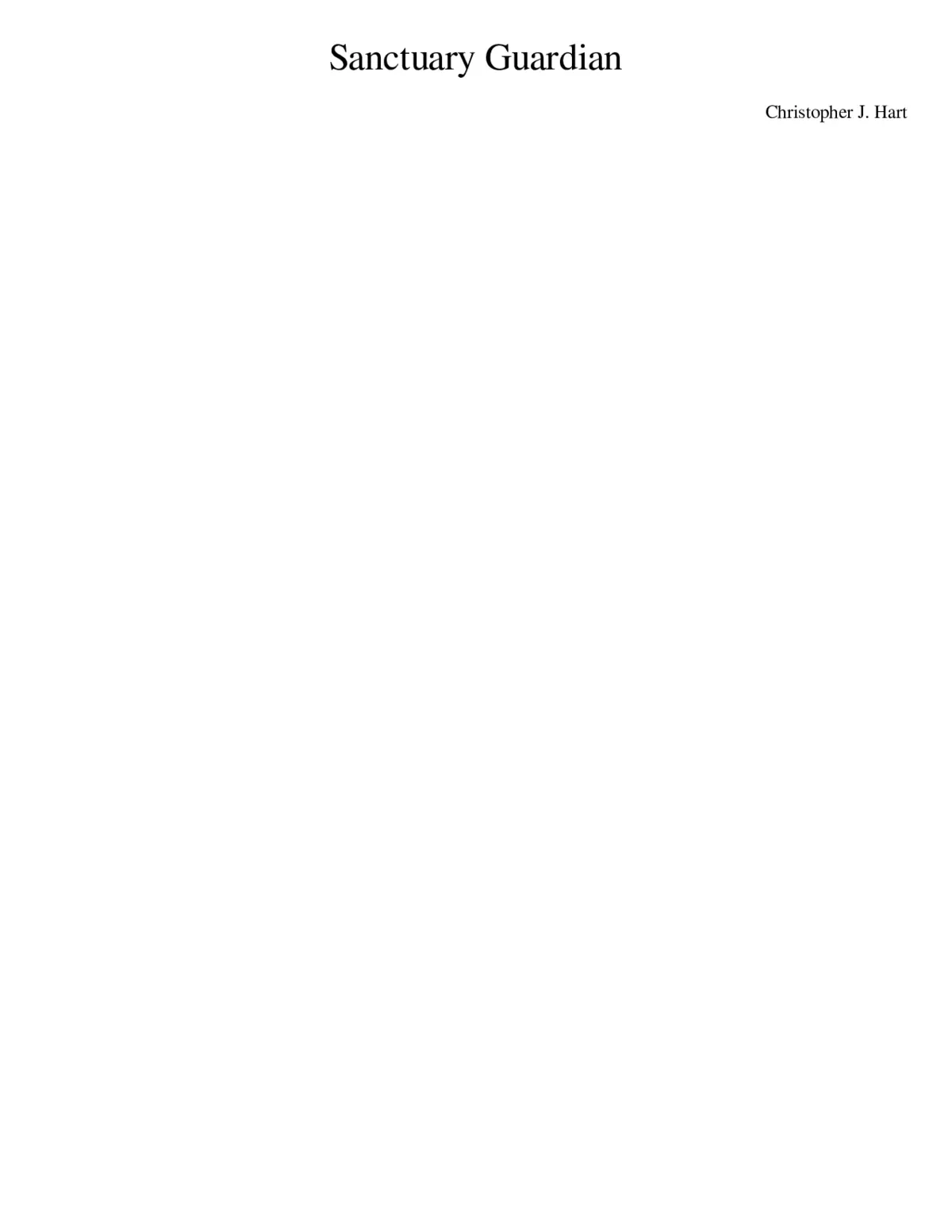 earthbound - sanctuary guardian - Page 1