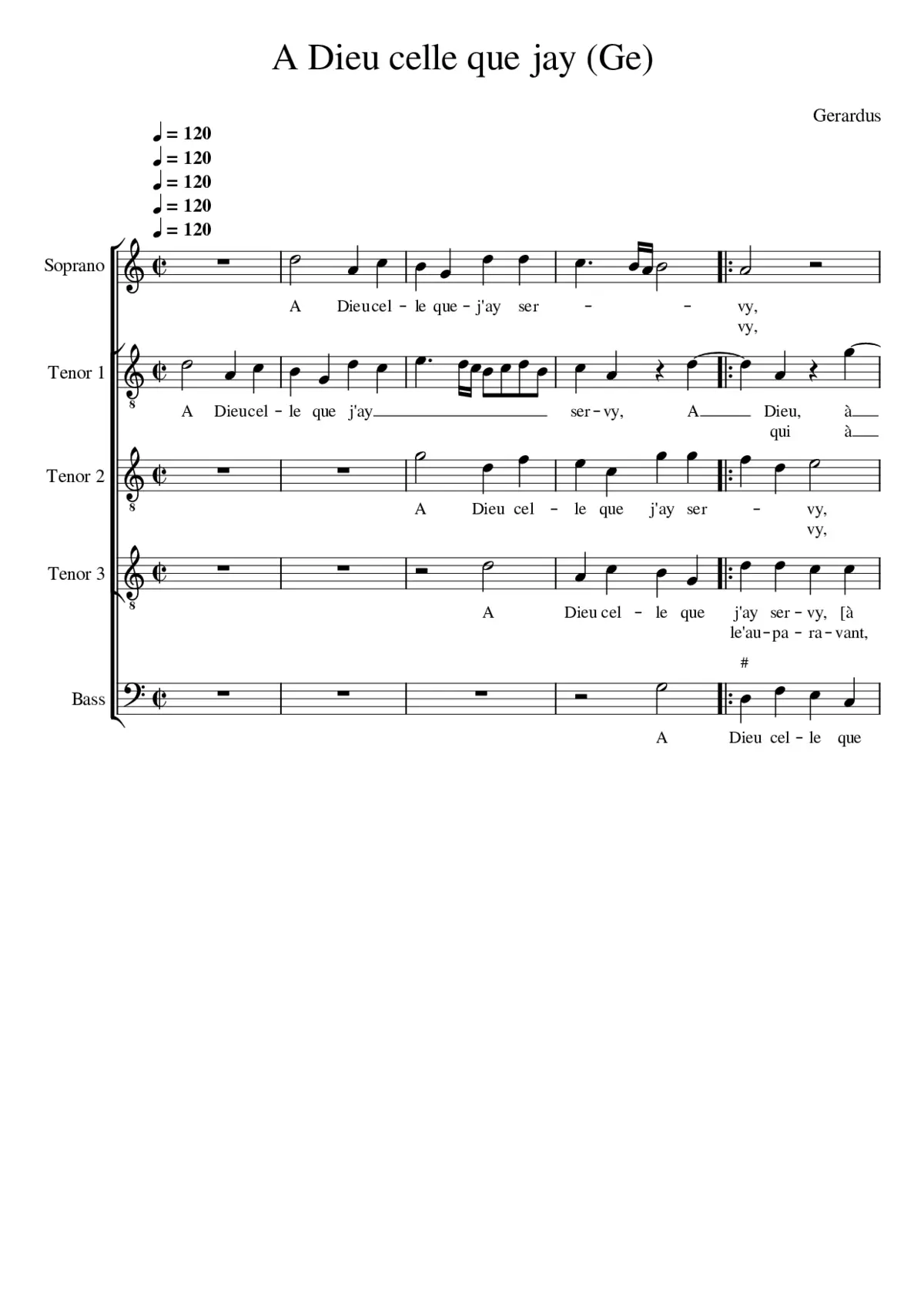 A Dieu celle que jay - Page 1