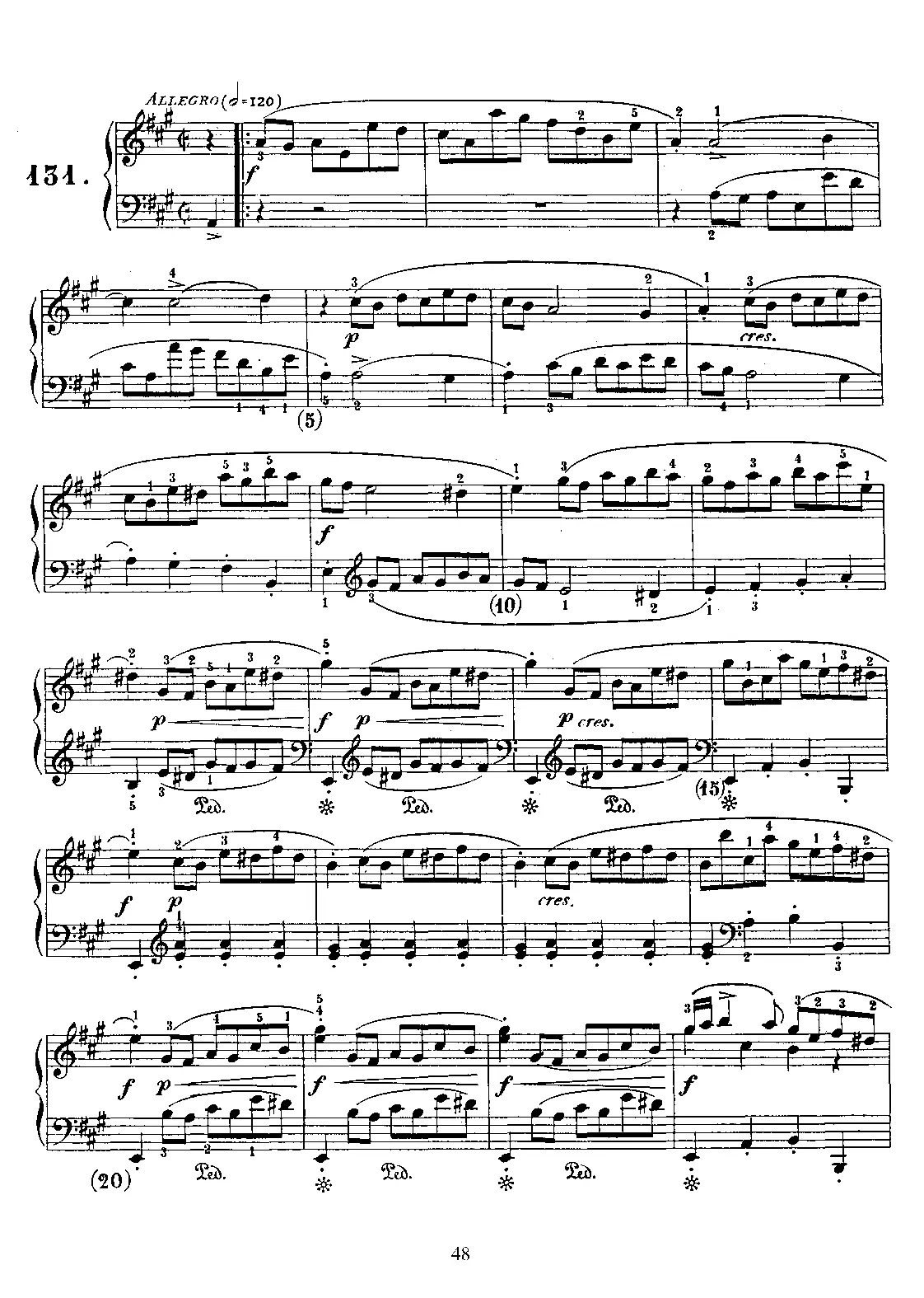 Keyboard Sonata in A major - Page 1