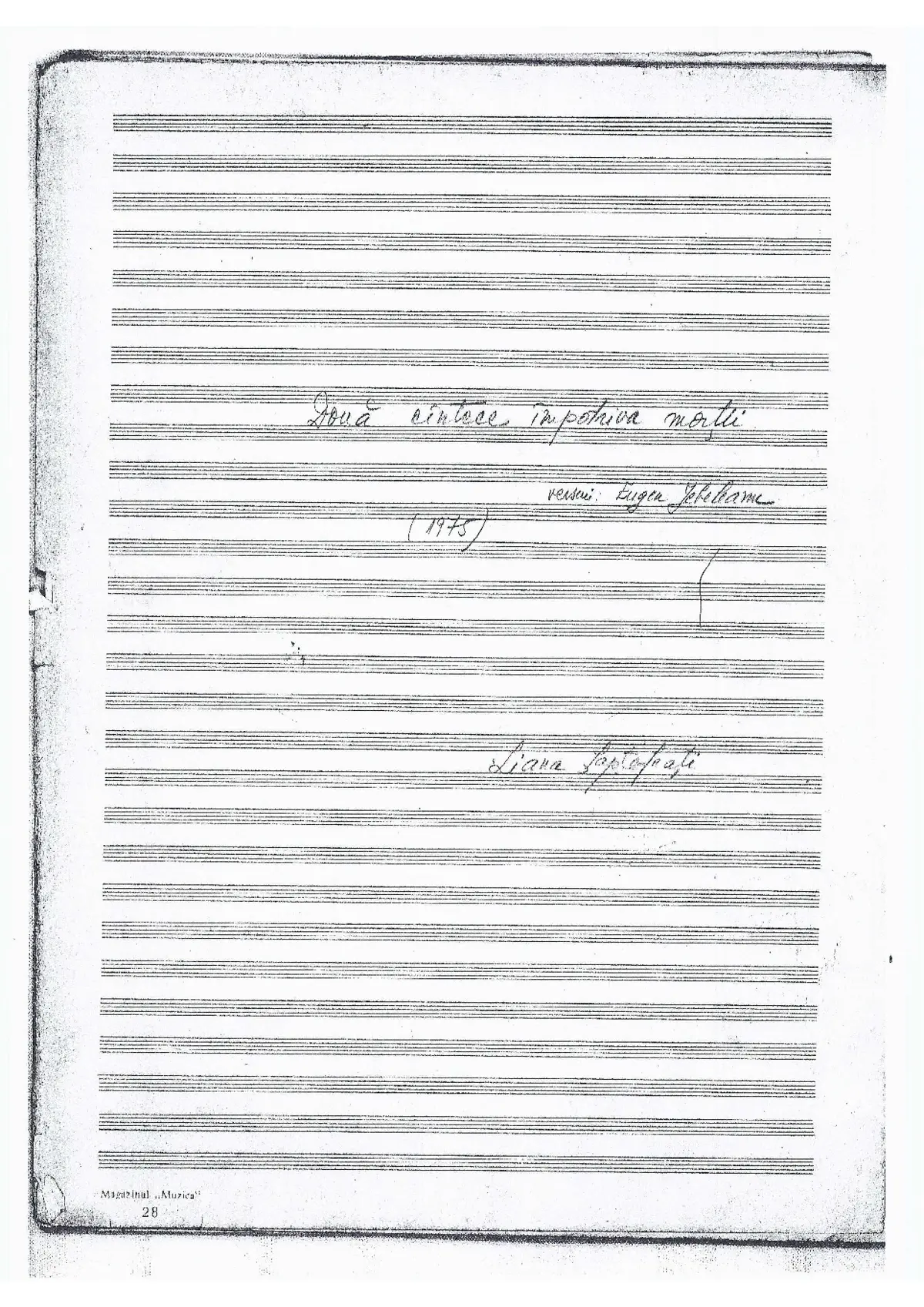 2 Cantece impotriva mortii - Page 1