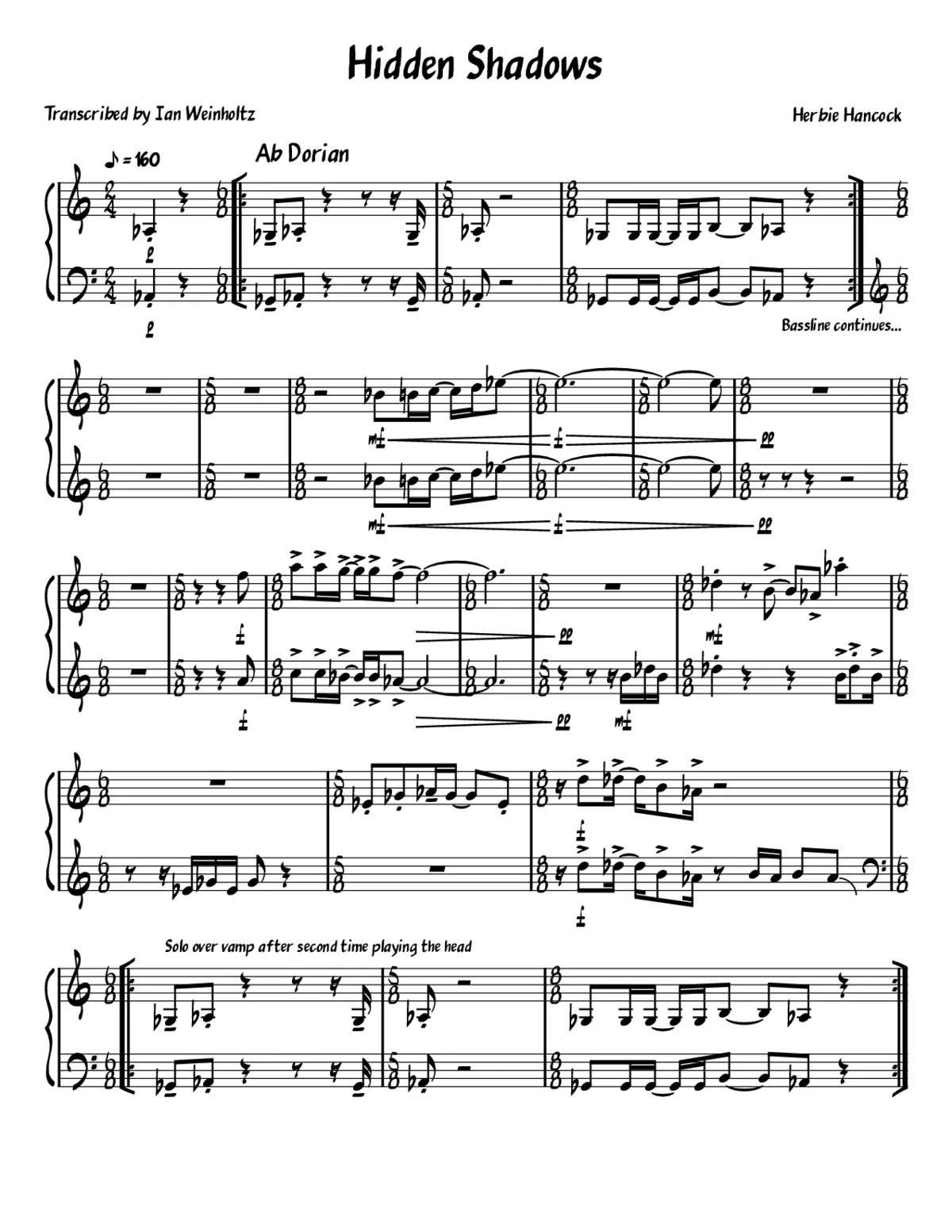 Hidden Shadows - Page 1