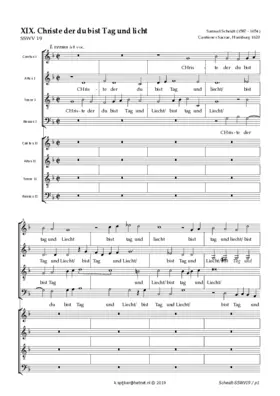 Christe, der du bist Tag und licht