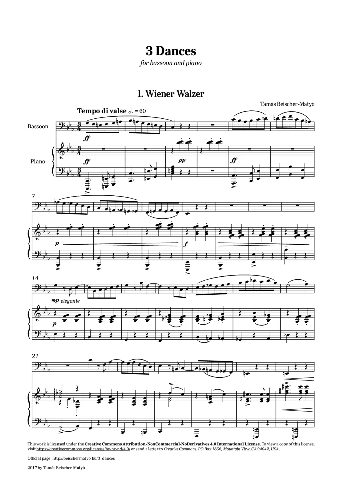 3 Dances - Page 1