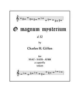 O magnum mysterium