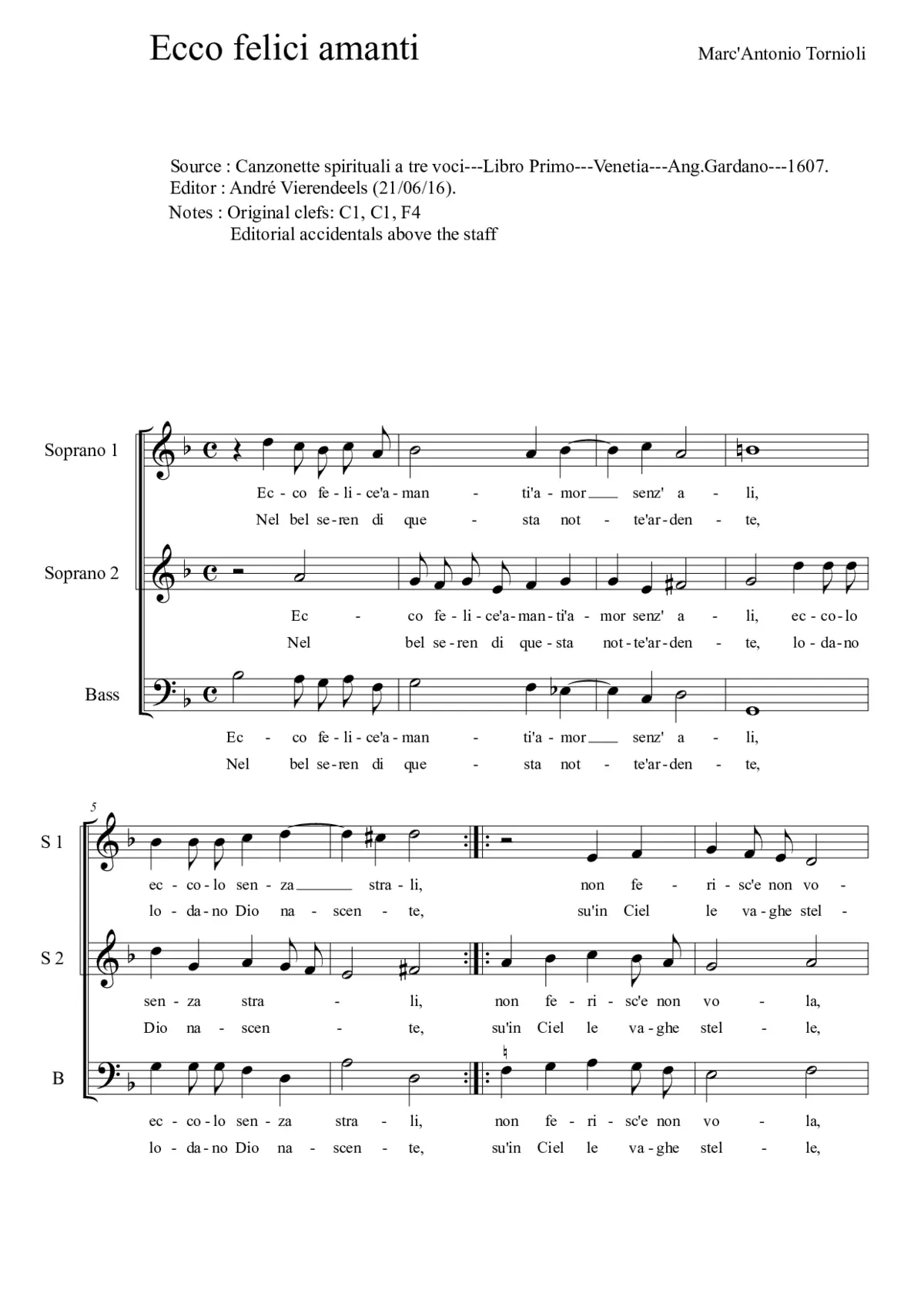 Ecco felici amanti - Page 1