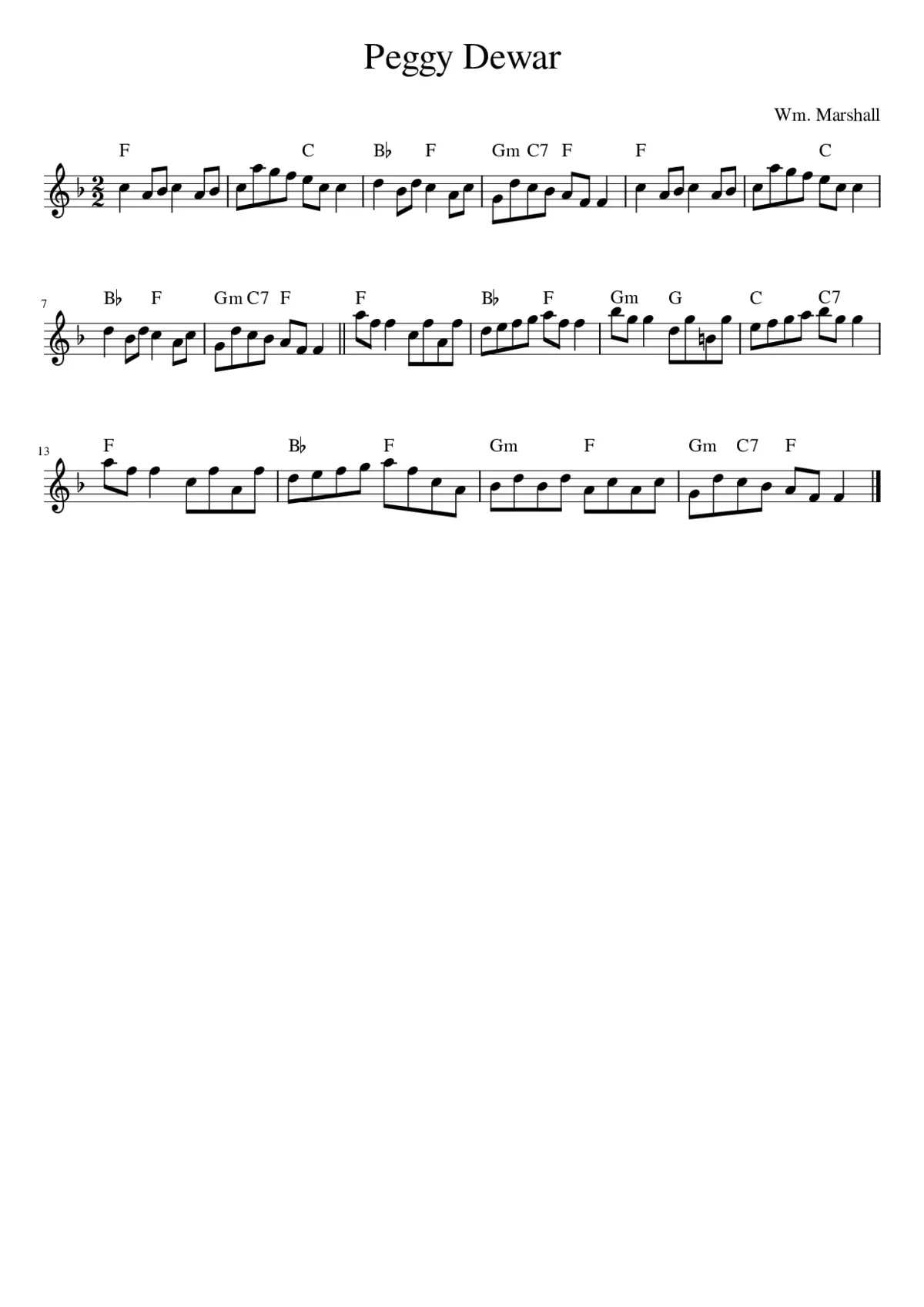 Peggy Dewar - Page 1