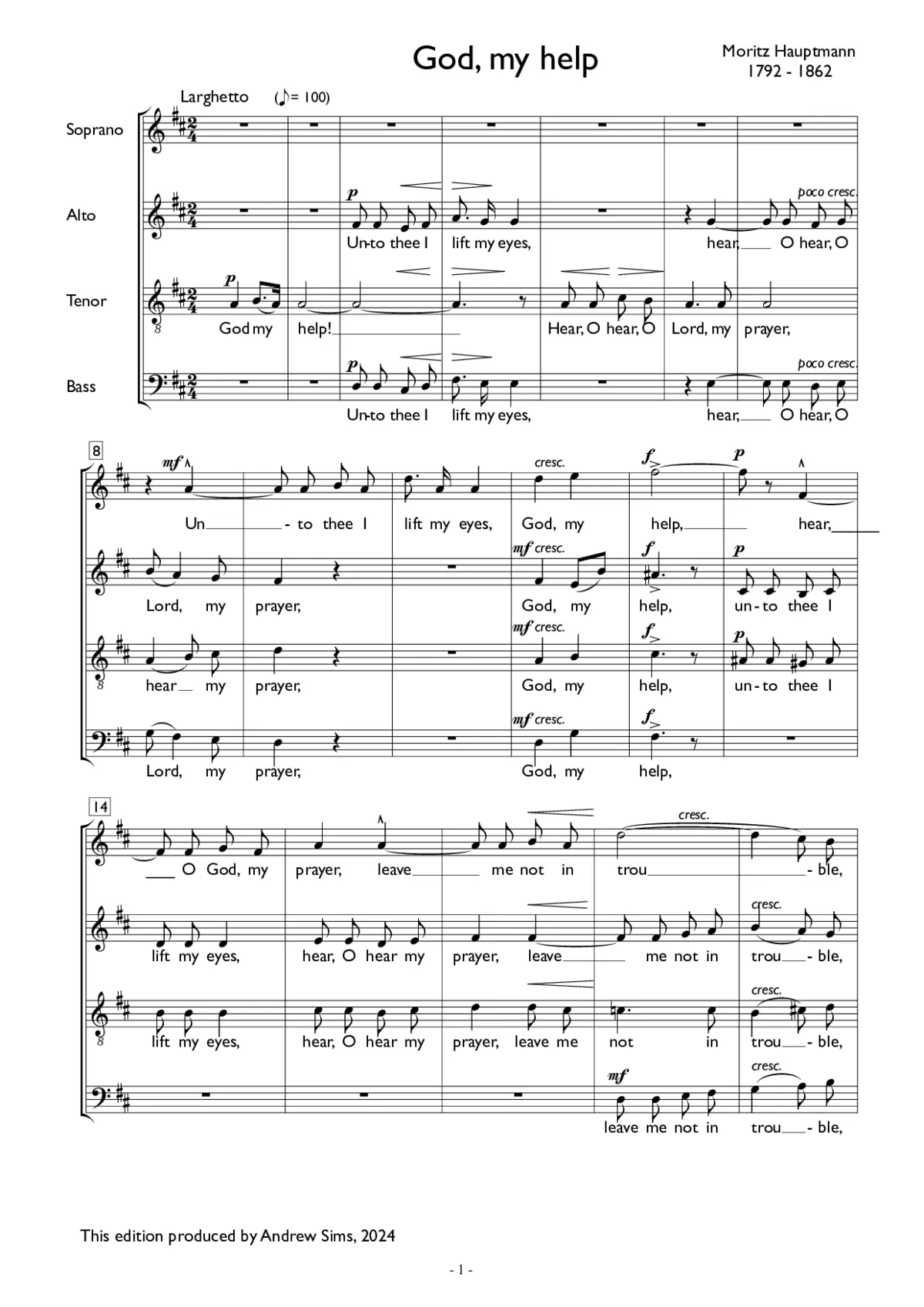 God, my help - Page 1