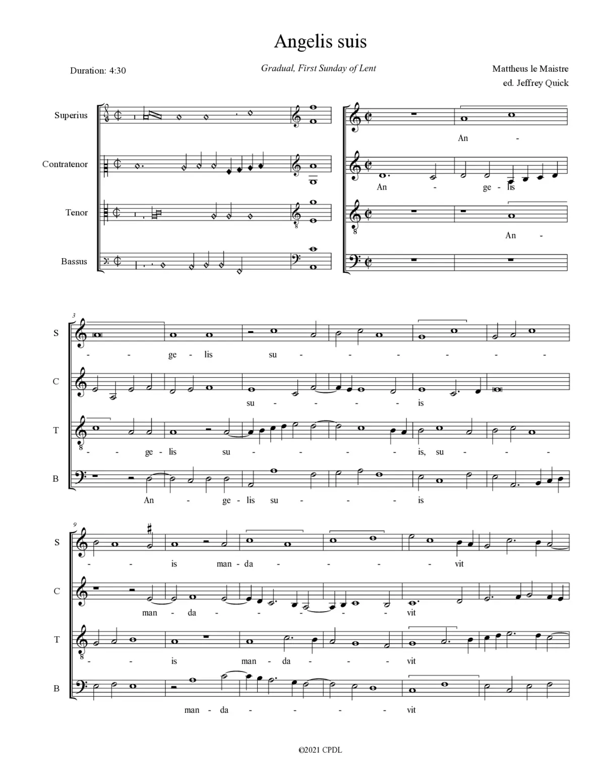 Angelis suis - Page 1