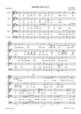 Jubilate Deo in G