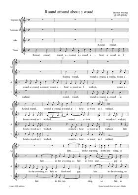 Round around about a wood