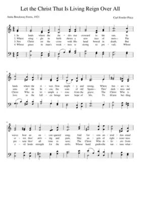 Let the christ that is living reign over all