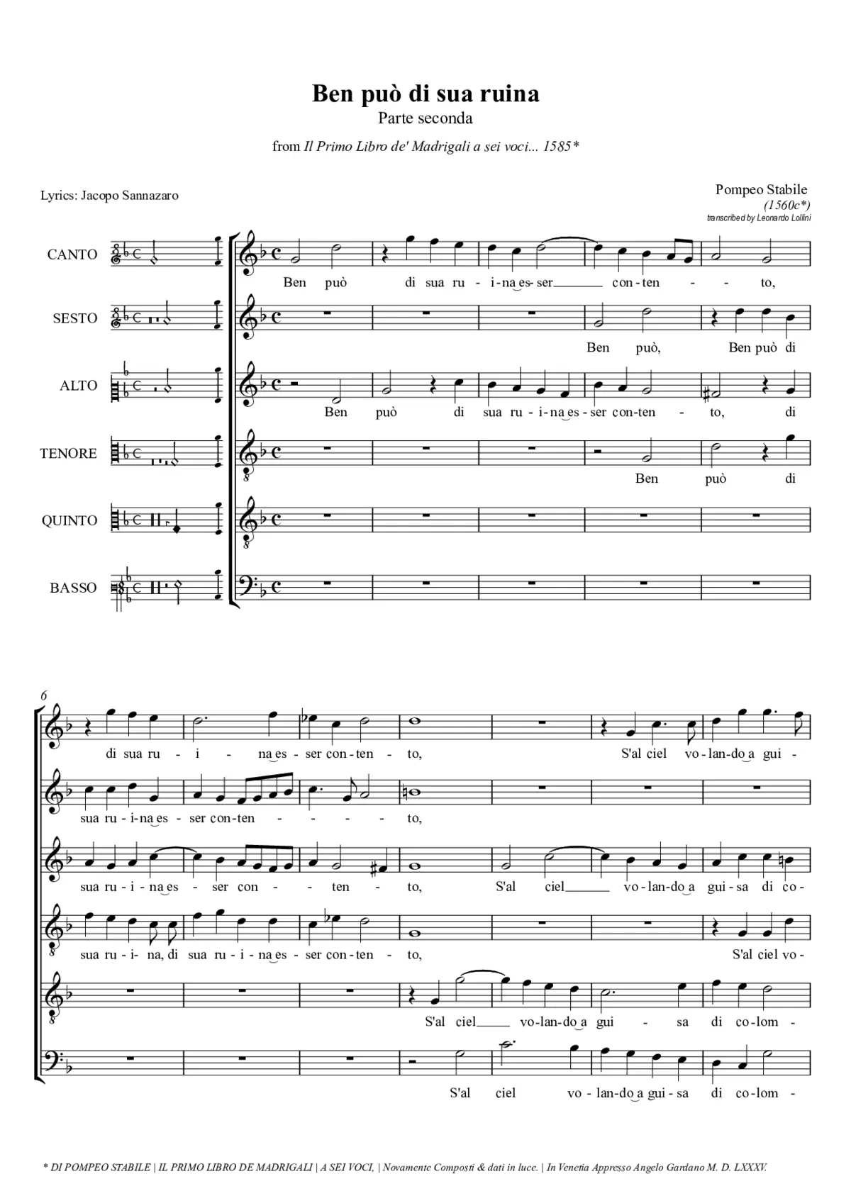 Ben può di sua ruina - Page 1
