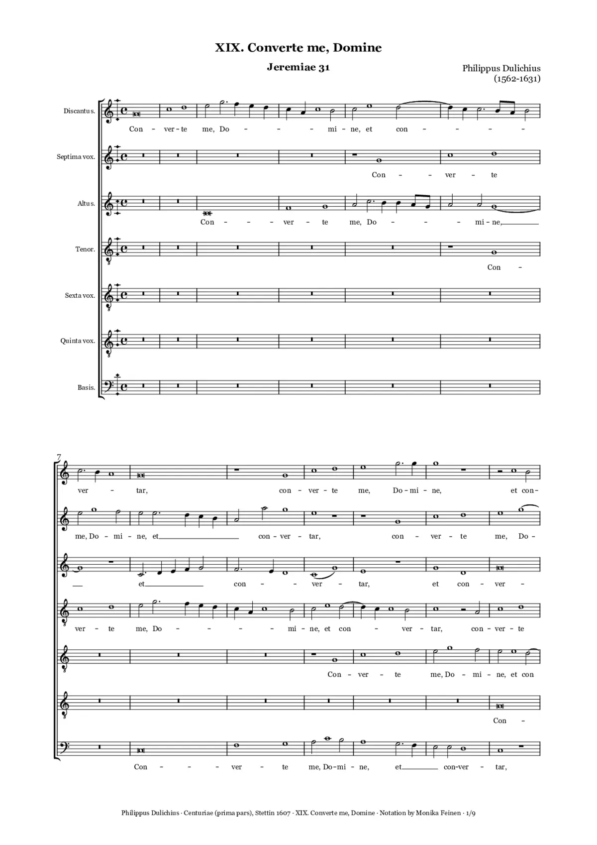 Converte me Domine - Page 1