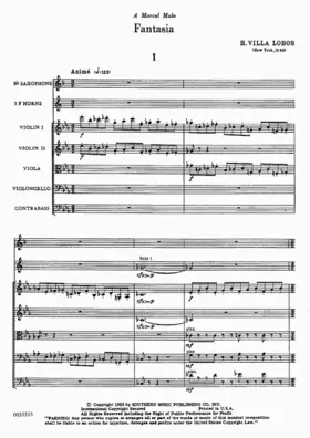 Fantasia para saxophone