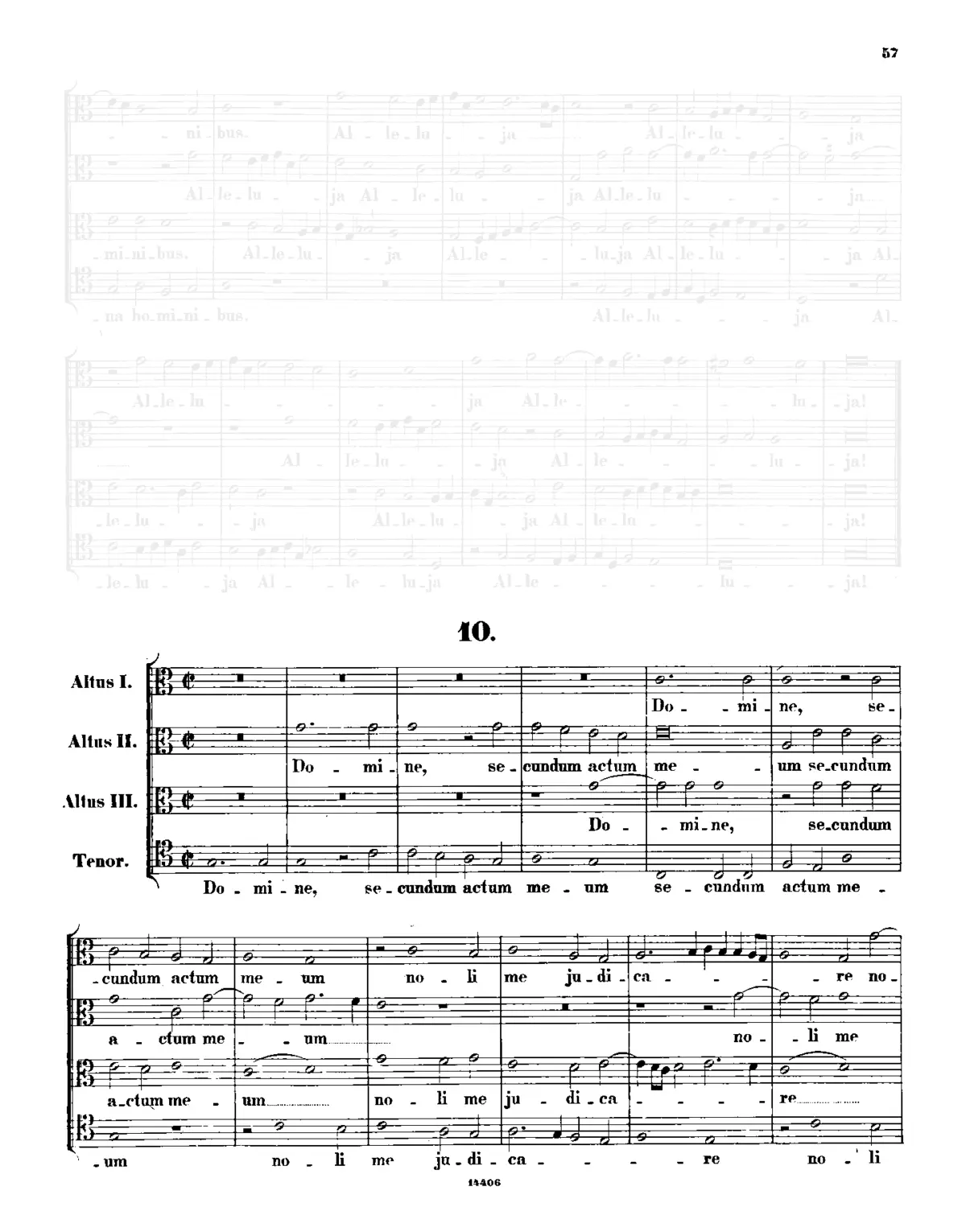 Domine, secundum actum meum - Page 1