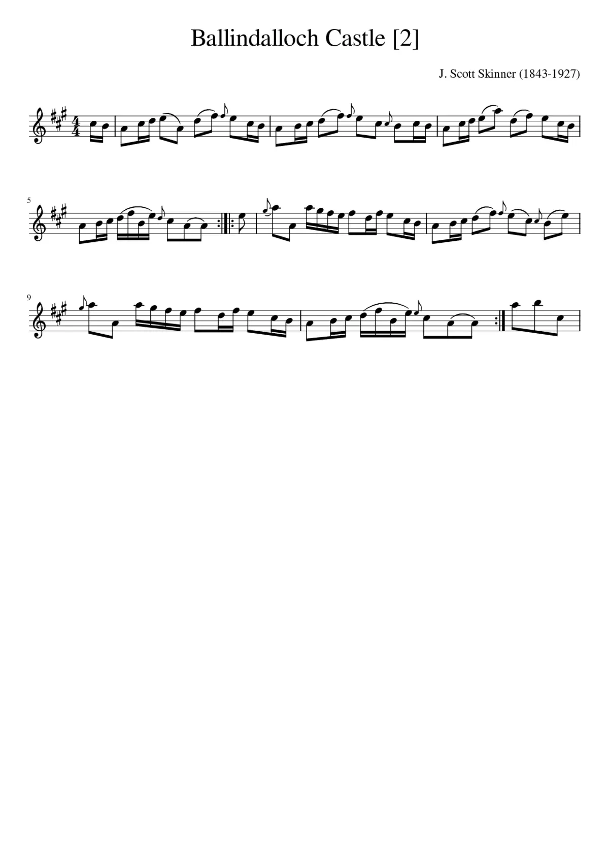 Ballindalloch Castle - Page 1