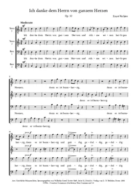 Ich danke dem Herrn von ganzem Herzen