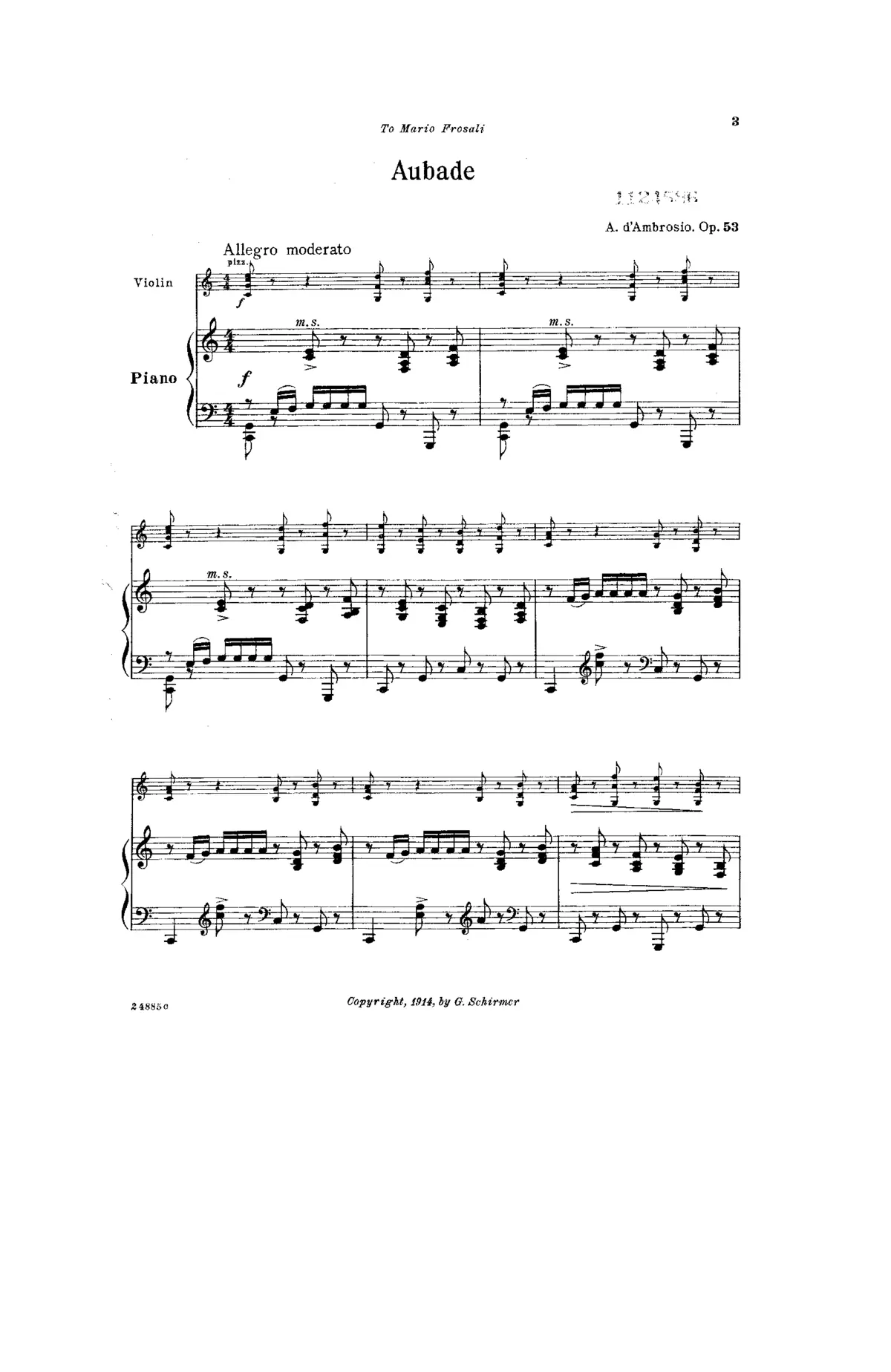 2 Pieces, Op.53 - Page 1