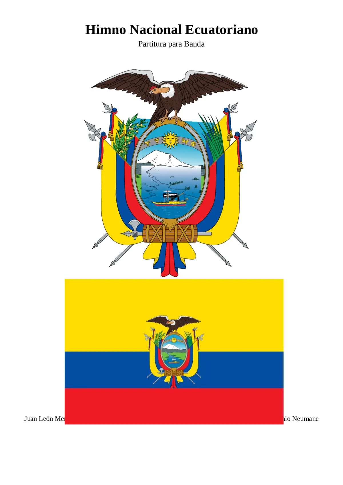 Salve oh patria! - Page 1