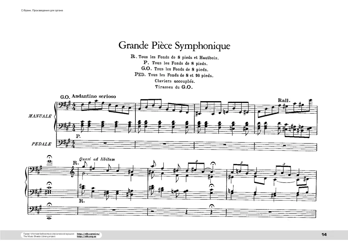 Grand Pièce Symphonique - Page 1