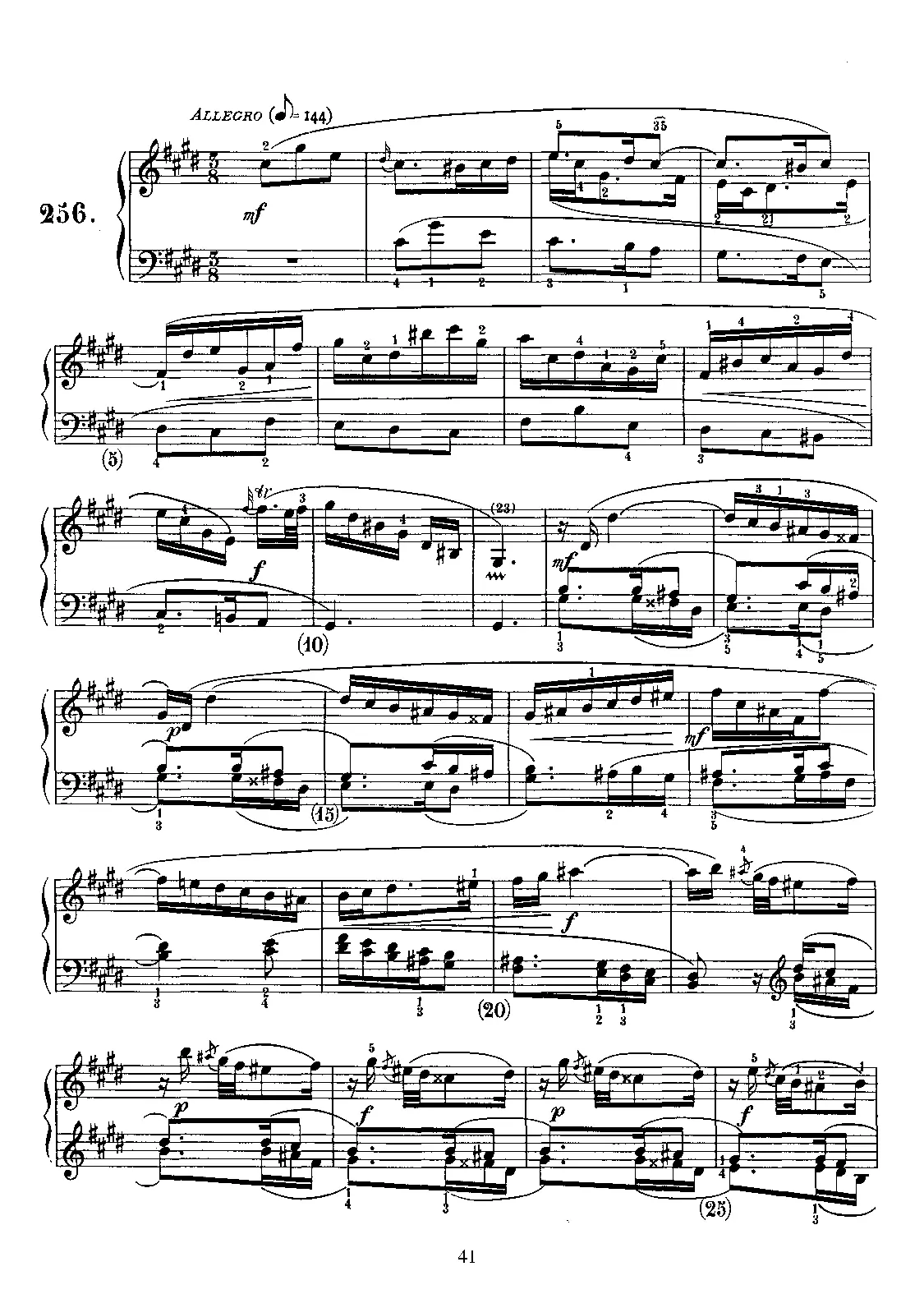 Keyboard Sonata in C-sharp minor - Page 1