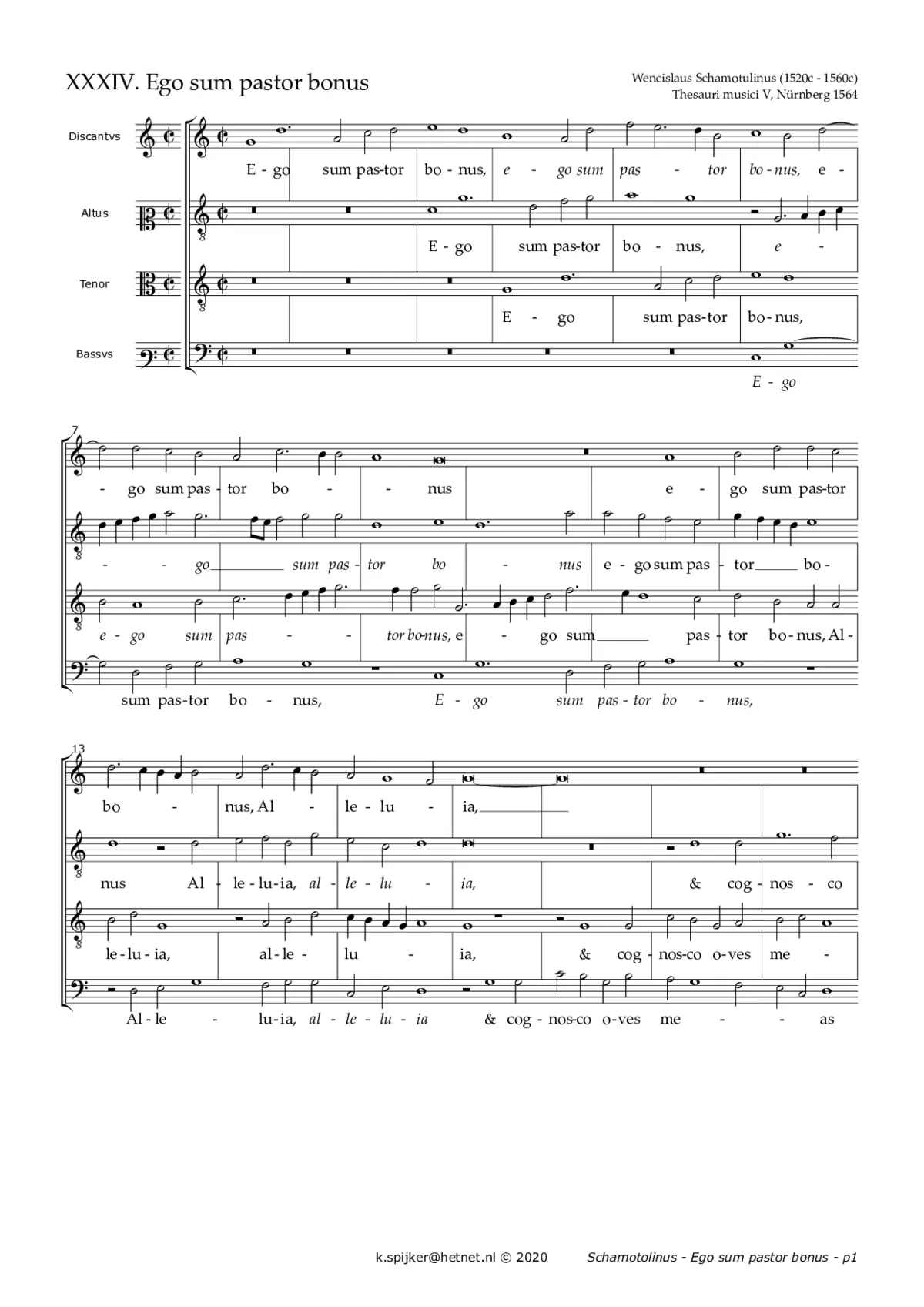 Ego sum pastor bonus - Page 1