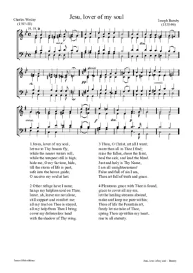 Jesu, lover of my soul