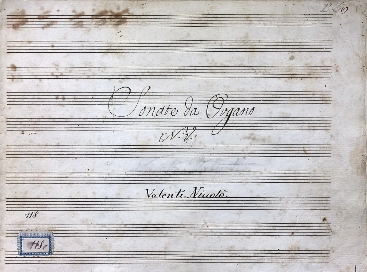 Sonate da Organo - Page 1