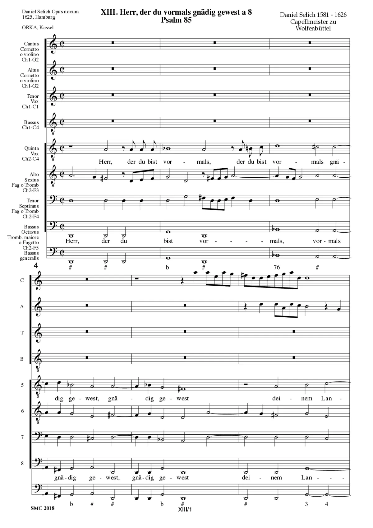 Herr, der du vormals gnädig gewest - Page 1