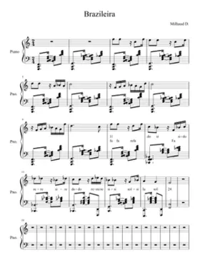 III. Brazileira Milhaud D. (PIANO 1 ONLY)