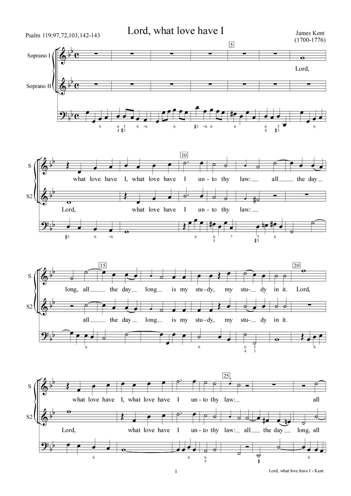 Lord what love have I - Page 1