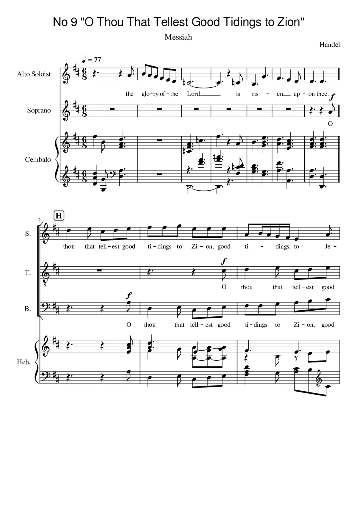 Messiah HWV 56 - Page 1