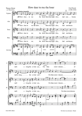 How dear to me the hour