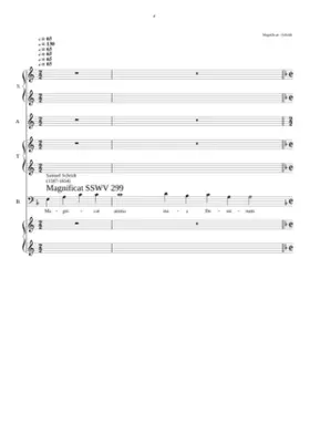 Magnificat SSWV 299