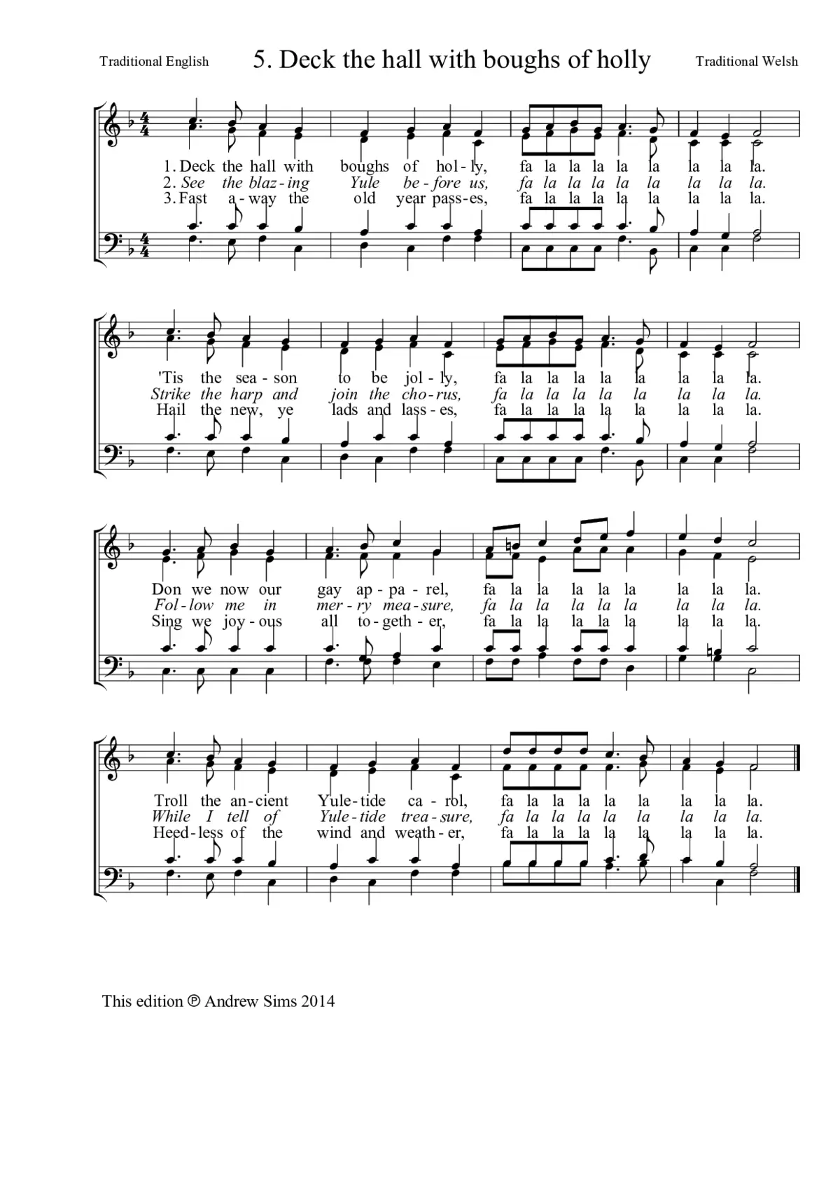 Deck the hall - Page 1