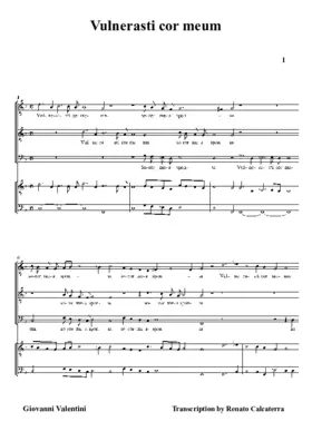 Vulnerasti cor meum