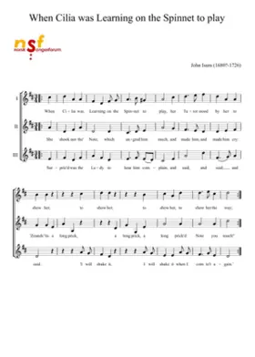 When Cilia was Learning on the Spinnet to play